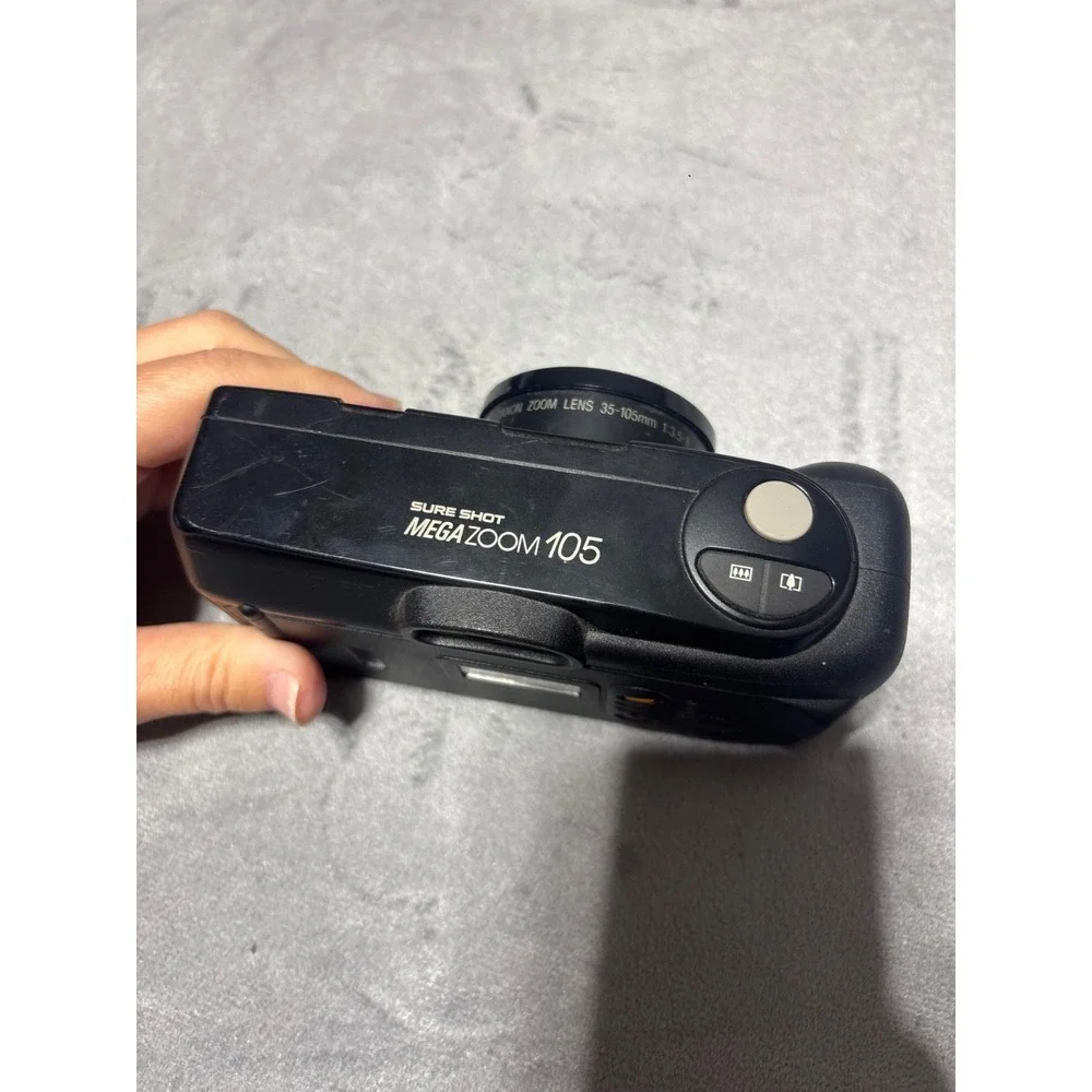 Canon Sure Shot Camera Mega Zoom 105 SAF 35mm Point and Shot Snappy Parts Only